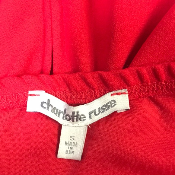 Charolette Russe Red romper. - Picture 4 of 4